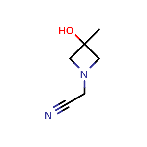 2-(3-hydroxy-3-methyl-azetidin-1-yl)acetonitrile