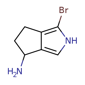 3-bromo-2,4,5,6-tetrahydrocyclopenta[c]pyrrol-6-amine