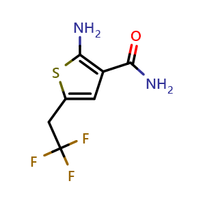 2-amino-5-(2,2,2-trifluoroethyl)thiophene-3-carboxamide