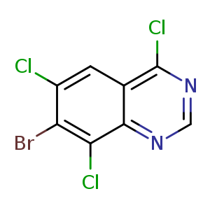 7-bromo-4,6,8-trichloroquinazoline