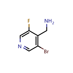 (3-bromo-5-fluoro-4-pyridyl)methanamine