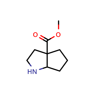 methyl 2,3,4,5,6,6a-hexahydro-1H-cyclopenta[b]pyrrole-3a-carboxylate