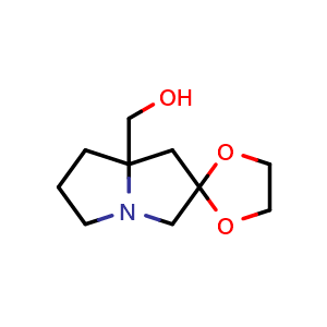 Dihydrospiro[1,3-dioxolane-2,2'(3'H)-[1H]pyrrolizine]-7'a(5'H)-methanol