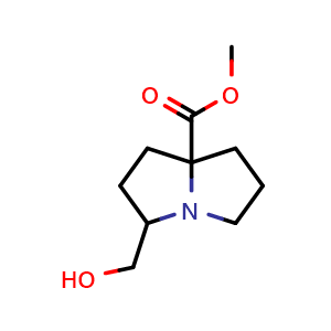 methyl 3-(hydroxymethyl)tetrahydro-1H-pyrrolizine-7a(5H)-carboxylate