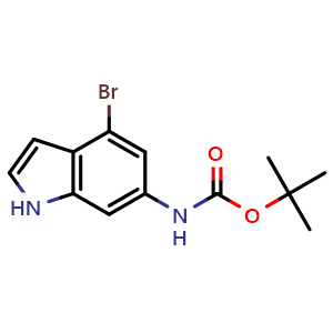 tert-butyl N-(4-bromo-1H-indol-6-yl)carbamate