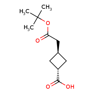 trans-3-(2-tert-butoxy-2-oxo-ethyl)cyclobutanecarboxylic acid