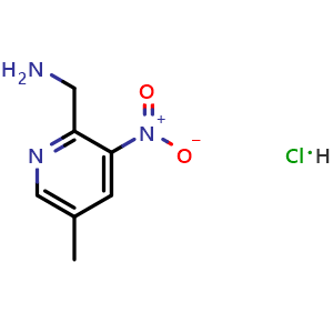 (5-methyl-3-nitro-2-pyridyl)methanamine hydrochloride