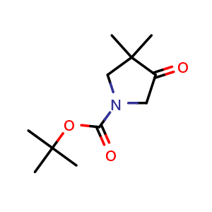 tert-butyl 3,3-dimethyl-4-oxo-pyrrolidine-1-carboxylate