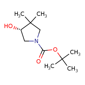 tert-butyl (4R)-4-hydroxy-3,3-dimethyl-pyrrolidine-1-carboxylate