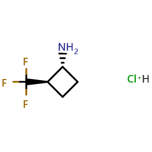 (1R,2R)-2-(trifluoromethyl)cyclobutanamine hydrochloride