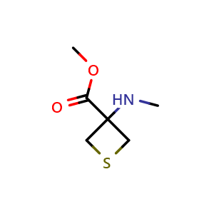 methyl 3-(methylamino)thietane-3-carboxylate