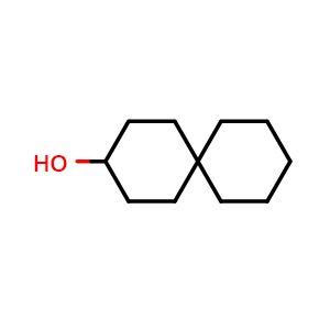 Chemical structure of spiro[5.5]undecan-3-ol , CAS 20615-20-7, AChemBlock U133518