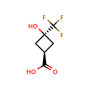 trans-3-hydroxy-3-(trifluoromethyl)cyclobutanecarboxylic acid