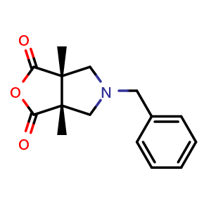 cis-5-benzyl-3a,6a-dimethyl-4,6-dihydrofuro[3,4-c]pyrrole-1,3-dione