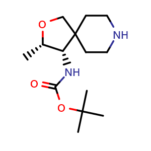 tert-butyl N-[(3S,4S)-3-methyl-2-oxa-8-azaspiro[4.5]decan-4-yl]carbamate