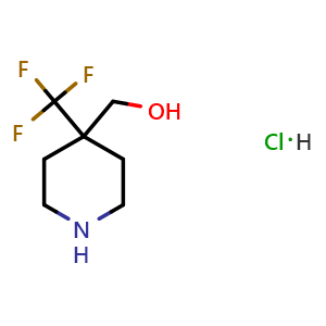 [4-(trifluoromethyl)-4-piperidyl]methanol hydrochloride