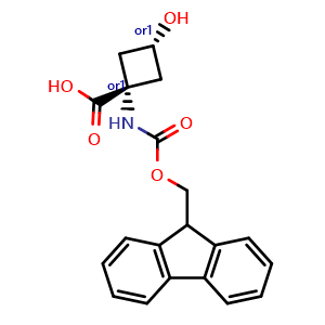 cis-1-(9H-fluoren-9-ylmethoxycarbonylamino)-3-hydroxy-cyclobutanecarboxylic acid