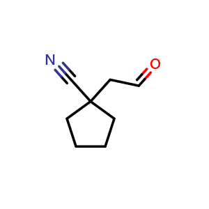 1-(2-oxoethyl)cyclopentanecarbonitrile