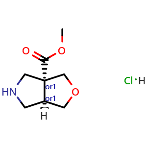 methyl cis-1,3,4,5,6,6a-hexahydrofuro[3,4-c]pyrrole-3a-carboxylate hydrochloride