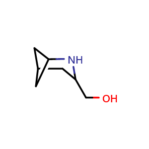 Chemical structure of 2-azabicyclo[3.1.1]heptan-3-ylmethanol , CAS 2241048-73-5, AChemBlock U133776