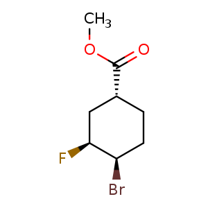methyl (1R,3S,4R)-4-bromo-3-fluoro-cyclohexanecarboxylate