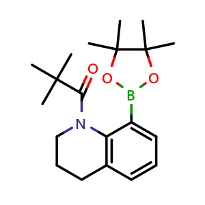 2,2-dimethyl-1-[8-(4,4,5,5-tetramethyl-1,3,2-dioxaborolan-2-yl)-3,4-dihydro-2H-quinolin-1-yl]propan-1-one