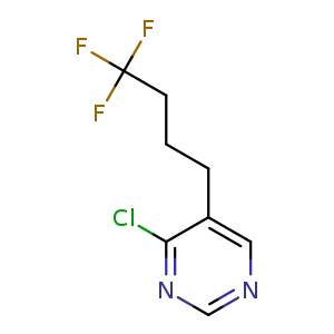 4-chloro-5-(4,4,4-trifluorobutyl)pyrimidine