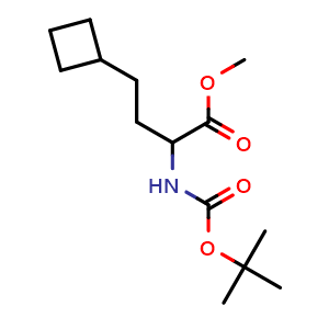 methyl 2-(tert-butoxycarbonylamino)-4-cyclobutyl-butanoate