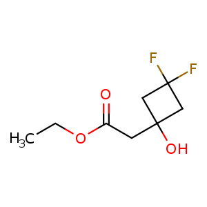 ethyl 2-(3,3-difluoro-1-hydroxy-cyclobutyl)acetate