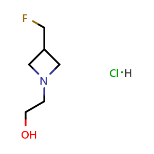 2-[3-(fluoromethyl)azetidin-1-yl]ethanol hydrochloride