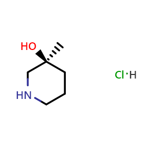 (3S)-3-methylpiperidin-3-ol hydrochloride