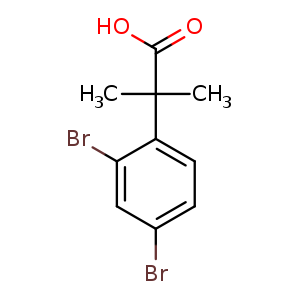 2-(2,4-dibromophenyl)-2-methyl-propanoic acid