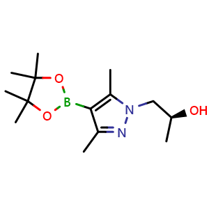 (2S)-1-[3,5-dimethyl-4-(4,4,5,5-tetramethyl-1,3,2-dioxaborolan-2-yl)pyrazol-1-yl]propan-2-ol
