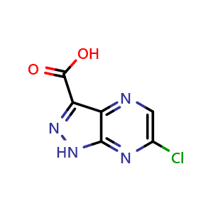 6-chloro-1H-pyrazolo[3,4-b]pyrazine-3-carboxylic acid