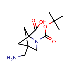 4-(aminomethyl)-2-tert-butoxycarbonyl-2-azabicyclo[2.1.1]hexane-1-carboxylic acid