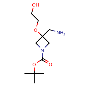 tert-butyl 3-(aminomethyl)-3-(2-hydroxyethoxy)azetidine-1-carboxylate
