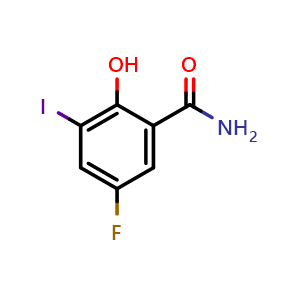 5-fluoro-2-hydroxy-3-iodo-benzamide