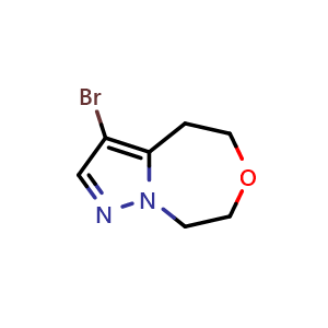 3-bromo-4,5,7,8-tetrahydropyrazolo[1,5-d][1,4]oxazepine