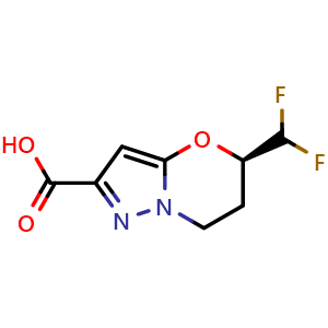 (5R)-5-(difluoromethyl)-6,7-dihydro-5H-pyrazolo[5,1-b][1,3]oxazine-2-carboxylic acid