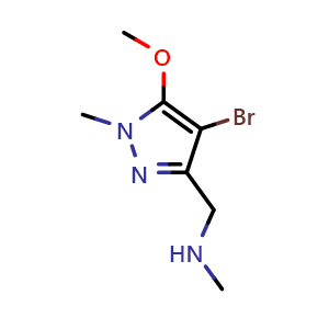 1-(4-bromo-5-methoxy-1-methyl-pyrazol-3-yl)-N-methyl-methanamine