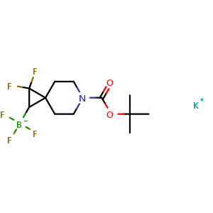 potassium (6-tert-butoxycarbonyl-2,2-difluoro-6-azaspiro[2.5]octan-1-yl)-trifluoro-boranuide