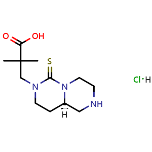 3-[(9aR)-6-thioxo-2,3,4,8,9,9a-hexahydro-1H-pyrazino[1,2-c]pyrimidin-7-yl]-2,2-dimethyl-propanoic acid hydrochloride