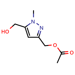 [5-(hydroxymethyl)-1-methyl-pyrazol-3-yl]methyl acetate