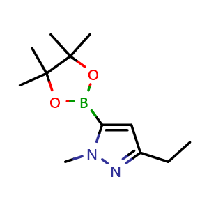 3-ethyl-1-methyl-5-(4,4,5,5-tetramethyl-1,3,2-dioxaborolan-2-yl)pyrazole