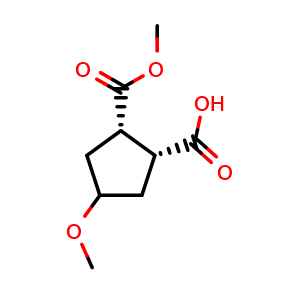 (1R,2S)-4-methoxy-2-methoxycarbonyl-cyclopentanecarboxylic acid