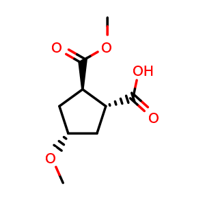 (1R,2R,4S)-4-methoxy-2-methoxycarbonyl-cyclopentanecarboxylic acid