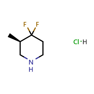 (3R)-4,4-difluoro-3-methyl-piperidine hydrochloride