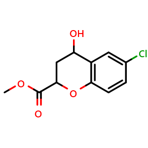 methyl 6-chloro-4-hydroxy-chromane-2-carboxylate