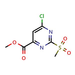 methyl 6-chloro-2-methylsulfonyl-pyrimidine-4-carboxylate