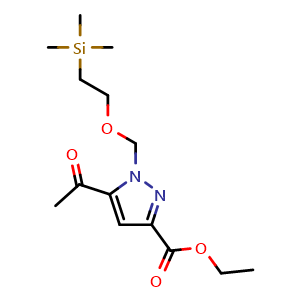 ethyl 5-acetyl-1-(2-trimethylsilylethoxymethyl)pyrazole-3-carboxylate